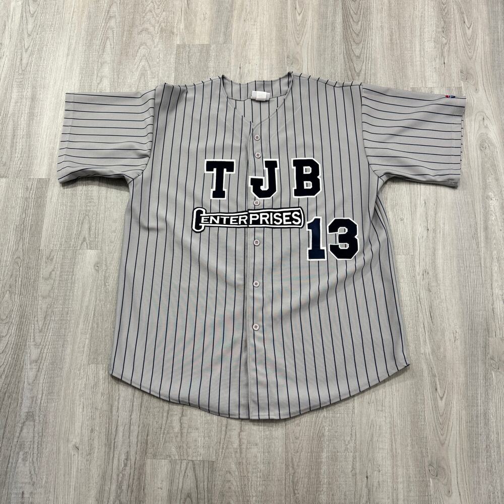 Vintage Gray Striped Short Sleeve Tee